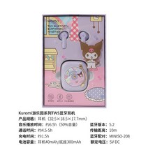 블루투스이어폰 무선이어폰 가성비 TWS 완전 무선 블루투스 상품 산리오 TWS 블루투스 유명 무선, Kulomi Amusement Park T_208