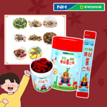 아기홍삼젤리 키즈 유아 어린이 홍삼젤리 농협 키즈튼튼홍삼롱스틱 30포, 2통, 20gx30포 (600g)