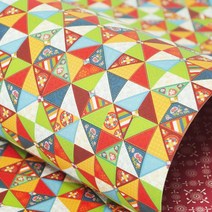 전통레자크지 삼각보*10장 (복주머니 복지갑 만들때 좋아요)