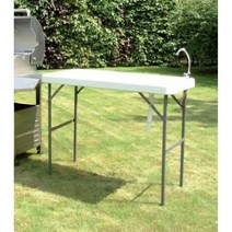 야외 가든파티용 휴대용 싱크대 테이블 115cm / 플리마켓 작업용 접는 행사용 피크닉