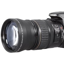 Lightdow 부속된 망원 렌즈 캐논 550D 18-55mm 2.0X, 한개옵션0