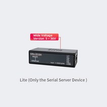 직렬 서버 RS232 단일 서버-이더넷 ModbusTCP/HTTP EE10A, 01 Black