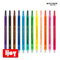 지구화학 투명이 색연필 샤프식 단색 14종 1타(12입), 녹색