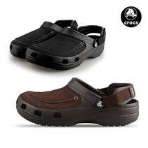 크록스 [지비츠증정] 유콘 비스타2 클로그 남자 남성 슬리퍼 샌들 블랙 브라운