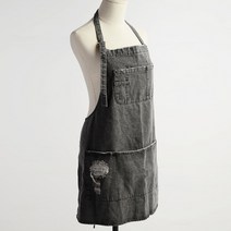 올데이몰 데님 앞치마, 그레이