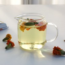 꽃차 숙우 내열유리 공도배 220mL