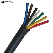트레일러커넥터 ALWAYSME 7 웨이 도체 와이어 트레일러 케이블 코드