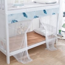 벙커침대 성인 초등학생 낮은 침대 2층침대 프레임 어린이 이층침대 수납침대 공주침대 원목침대 침대책상 커튼 모기장 학생 기숙사 모기장 그물, 10, 1.2mx2.0mxh1.6m