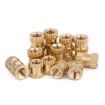 10/20/50PCS M3 M4 M5 M6 M8 황동 인서트 너트 사출 성형 구리 임베디드 널링 나사 삽입, 03 M3X5X5-50pcs