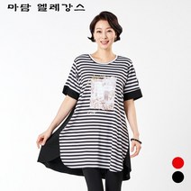 마담엘레강스 마담엘레강스 마리나 전사 프린트 원피스형 블라우스 K231BL10