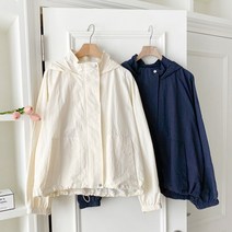 봄 주말 나들이룩 여행룩 50대 미시 엄마옷 선물 후드 바스락 바람막이 집업 점퍼 잠바