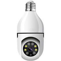 전구형 무선 CCTV 스마트폰 360도 회전 창고 농장 카메라, 영어 단일 주파수 2.4G