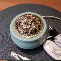 침향훈증기 침향훈향대 (금속조형) 전기향로 베트남침향 분말 10g 포함 당일배송