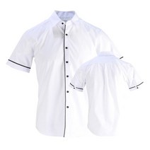 엣지애 남성 블랙라인 반팔드레스 셔츠 Edgeae t21