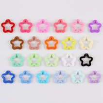 [하비라벨] DIY 에어팟 키링 부자재 재료 참 팬던트 200종 모음, 파스텔라운드스타_22.연퍼플