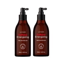 로브로제 에너자이징 카페인 헤어토닉 120ml / 탈모 증상 완화 기능성 약산성 헤어영양제, 2개