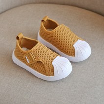 봄 가을 끈없는 아기신발 유아신발 유치원신발 스니커즈 컨버스스타일 통기성 찍찍이 운동화 활동화 실내화