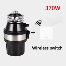 음식물 처리기 분쇄기 미생물 쓰레기통 건조기 JIQI 370W Food Garbage Disposal Crusher Waste Residue Pr, 01 370W