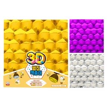 꿈드림22 영아트 1000 3D (벌집) 색종이 만들기교구 만들기용품 만들기재료 만들기종이 색종이공예 색종이놀이 색종이세트 색종이접기 종이접기색종이