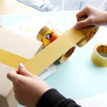 포장용테이프 접착력좋은테이프 저소음 갈색 48x20