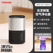 기 도시바 공기청정기 아기 가정용 포름알데히드 먼지 진드기 꽃가루 미세먼지 먼지정화기, 01 블랙