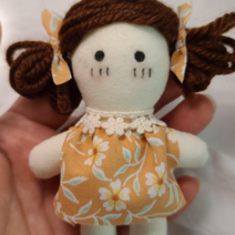 걱정인형 만들기 diy 키트, 주황