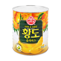 오뚜기 황도 슬라이스 3kg, 4개