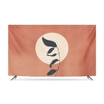 명화 티비 TV 덮개 가리개 인치 종류별 무지개 럭셔리 거실 모니터 먼지 커버 42 55 65 75 액자 풍경 HA11, 52인치 희망