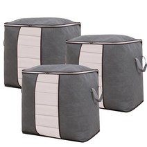 의류 수납 바구니 90L 대용량 접이식, 3개