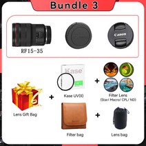 캐논 렌즈 카메라 RF 1535mm F28 L IS USM 풀 프레임 미러리스 자동 초점 줌 망원 인물 동물 R7 R10 용, 4.캐논 RF - Bundle 3