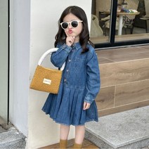 제주밤톨 데님 스커트 원피스 스커트