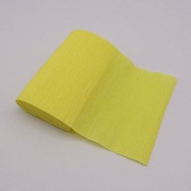 꽃다발포장지 꽃자재 예븐 꽃 포장지 부자재 250x15cm 주름진 크레이프 종이 포장 공예 DIY 스트리머 스크랩북 접기 파티 장식 재료, Yellow