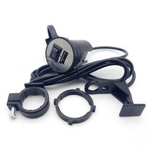 오토바이 USB 충전기 BMW 310gs k1600 gt k1200r r850r r1200gs 2004 f800r r1150rt r gs lc f750gs, 01 Black
