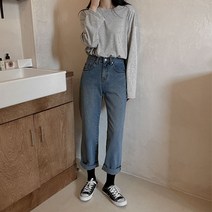 유스 루즈핏 기모 티셔츠 - 4 Color (데일리 루즈핏)