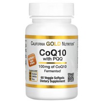 캘리포니아골드뉴트리션 코엔자임Q10 100mg PQQ 10mg 60정, 1개