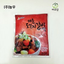 농우 매운 돼지갈비찜 1kg, 1봉