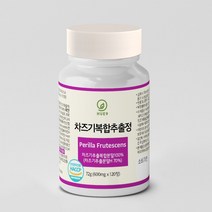 휴나인 눈 차즈기 복합 추출물 국산 차조기 120정, 1개