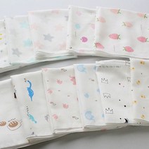 무루 [내맘대로세트]순면 나염 가제손수건 5장