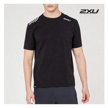2XU 2XU 글로벌 공용 디바이스 콤팩트 코튼 티셔츠_X1MU15142BLK