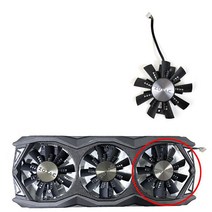 조텍 ZOTAC 그래픽 카드 냉각 팬 GA92S2U GTX 980Ti AMP GPU 980 Ti 6GB 익스트림 ZT9050510P 에 적합 87mm, [04] FAN C, 04 FAN C