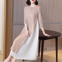 엄마옷 봄 여름 여성 원피스 중년여성 50대 60대 마담의류 롱 스커트