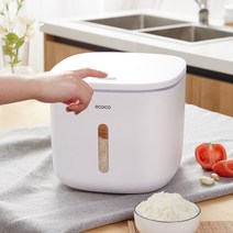 살림의발견 원터치 밀폐형 다담다 쌀통 v2, 5kg, 그레이, 그레이