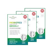 내추럴이믹스 프리 프로바이오틱스 17 포스트 바이오스틱 500mg 60캡슐 이마트트레이더스 캐나다 100억 임산부 유산균 대사산물 장에좋은영양제 락토바실러스 파라카제이 비피더스균, 60정, 3박스