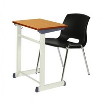 YWBHS 기획모델11, (YWBHS) 기획실버 책상 일반비치상판, 맥스의자(검정색)