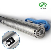 우물 펌프 수중 지하수 수도 4 quotAC/DC 태양 하이브리드 워터 깊은 잠수정 300V 2200W 3HP 스테인레스 스틸 MPPT 컨트롤러 11m 3/h, 한개옵션0