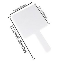 휴대용손거울 도매 메이크업 거울 손 개최 광장 사용자 정의 로고 매일 핑크블랙화이트 작은, style15+10pcs