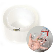 실리콘 테이프 공예 30mm 투명 풍선 만들기 물방울 볼 끈끈이 공 놀이 스퀴시 슬라임 토핑 틱톡 유튜브
