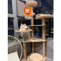 고양이 원목 캣워크 먼치킨 캣워커 DIY 캣타워 캣폴 장난감 기둥, 반값 두 개 모두 우주선을 원한다개