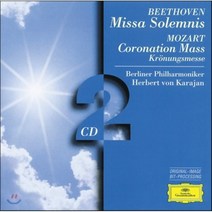 [CD] Herbert Von Karajan 베토벤: 장엄미사 / 모차르트: 대관식 미사 (Beethoven: Missa Solemnis / Mozart: ...