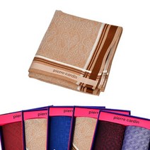 남자 신사 명품 면 손수건 피에르가르뎅 2매입 서도산업